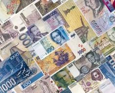 Бумажные деньги разных стран мира