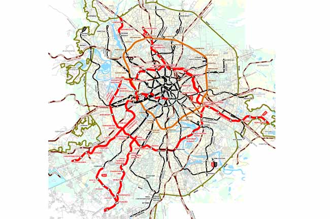 Карта метрополитена Москвы
